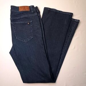 Buffalo Womens Mid Rise Bootcut Queen Jeans Size 28/6 Dark Wash Indigo Western